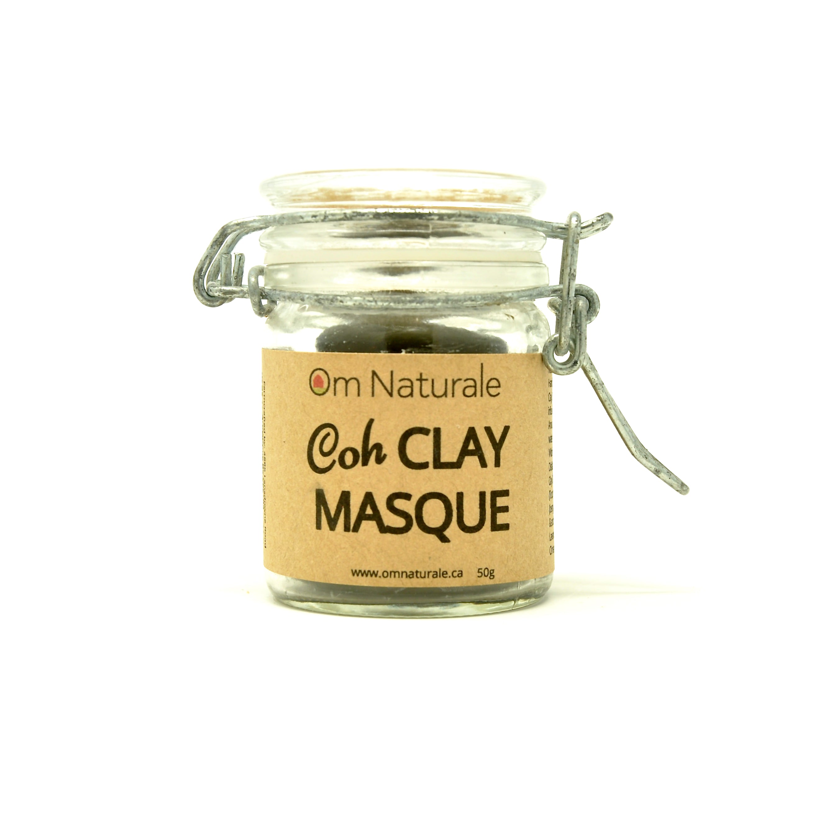 Om Naturale Coh nourishing face masque with gotu kola, rosehip, and green tea – small-batch luxury in recyclable glass jar