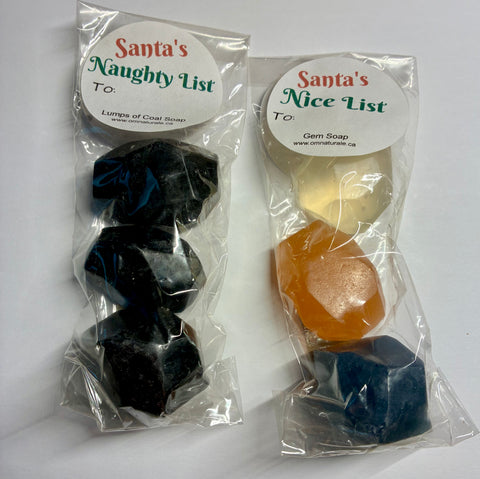 Santa's Naughty or Nice List Soaps