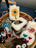 Wool Felted Soap Ornament