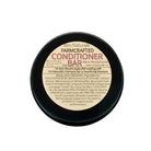 Handmade lavender & spearmint solid conditioner bar in tin container – crafted by Om Naturale in Armstrong, North Okanagan