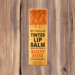 Eco-friendly Dusty Rose tinted lip balm with beeswax, crafted in Armstrong, BC