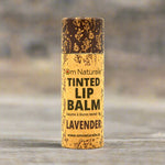 Natural Lavender tinted lip balm with clay and beeswax, North Okanagan, BC