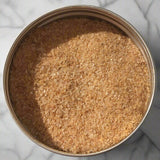 Handmade roasted garlic salt in tin, crafted in Armstrong, BC