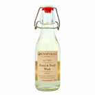 Om Naturale Alpine Hand & Body Wash with rosemary, peppermint, lavender and cedar.