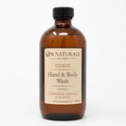 Om Naturale Ember Hand & Body Wash with orange, vanilla and cinnamon.