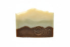 Om Naturale Glacier Farmcrafted Soap, Canadian made natural soap bar with bay laurel, clary sage, cedarwood and pine essential oils in eco-friendly blend