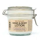 Om Naturale London Fog hand and body lotion, Canadian made natural moisturizer with bergamot and lavender essential oils