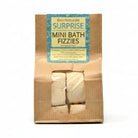 Om Naturale Surprise Mini Fizzies, plant-based mini bath fizzies with natural botanicals and essential oils for fun, relaxing bath experience