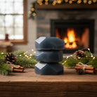 Santa's Naughty List handmade Christmas soaps featuring coal soaps in compostable gift bags.