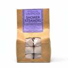 Lavender shower steamer – calming essential oil aromatherapy mini tablet, part of Om Naturale 6-pack.